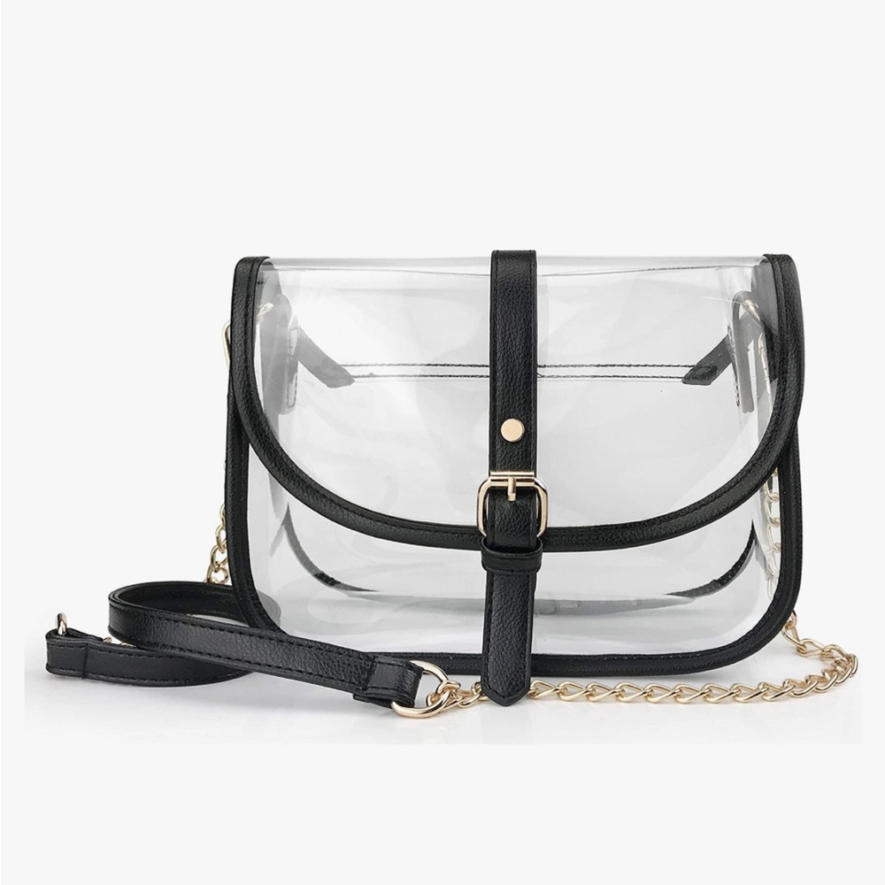 Brand new - clear stadium /concert crossbody bag/purse -